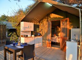 Muchenje self-catering Tents, luxusní kemp v destinaci Chobe