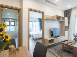 Mersey Central Hanoi Apart'Hotel: Hanoi, Vincom Center Nguyen Chi Thanh yakınında bir otel