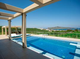 Luxury 6-Bedroom Villa With Private Pool- Villa Prigipessa, hotel in Chania Town