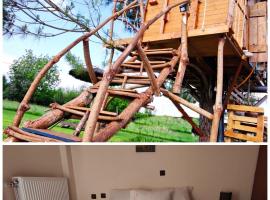 Cuckoo's nest tree house, hotel near Archaeological Museum of Nikopolis, Preveza