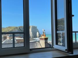 La Résidence - Vue falaise d'Aval, hotel em Étretat