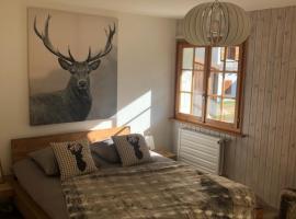Le Cerf, magnifique studio avec jardin-terrasse et garage, hotel v destinácii Evolène
