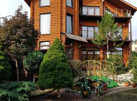 Luxury apartments with pool and sauna in the Villa, family hotel in Chernivtsi