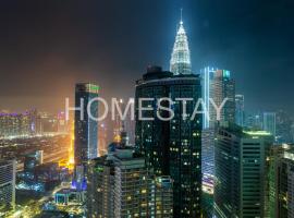 Vortex KLCC Suites by Homestay、クアラルンプールのホテル