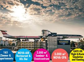 NOVAPARK Flugzeughotel Graz, Hotel mit Whirlpools in Graz