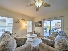 Carolina Beach Condo with Deck Steps to Shore!