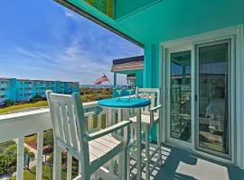 Walk to Beach Ocean-View Atlantic Beach Condo!
