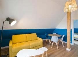 CosyBNB bleu, logement indépendant, wifi, parking, petit déjeuner, apartmán v destinaci Ittenheim