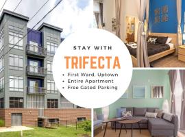 Trifecta 10 Min Walk to 7th St Market Superhost, hotel Charlotte-ban