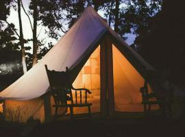 Pop-up glamping - Buurvrouws' Belltentje 2-4 pers，Zuna的豪華露營地點