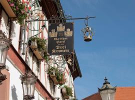 Hotel Zu den Drei Kronen, hotel v destinaci Seligenstadt