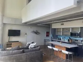 Artsy Chic 1BR Condo 30day min with WiFi AC Parking TV Furnished Rooftop