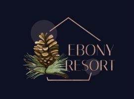 الأيبنوس EBONyشالية فندقي بصالة سينما ومسبح بجهاز تدفئة，海米斯穆謝特的飯店