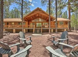 Expansive Pinetop Cabin with Fireplace and Grill!