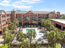 Beachfront Palms Hotel Galveston、ガルベストンのホテル