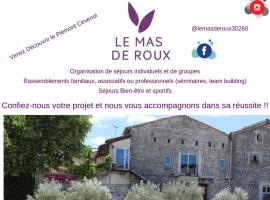 Le Mas de roux Chambres d'hotes, מלון עם בריכה בBragassargues
