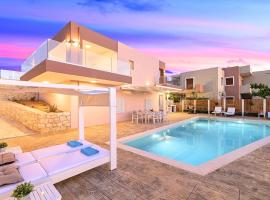 Allas Villa Heated Pool, beach rental in Chania