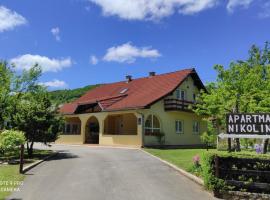 Apartment Nikolina, family hotel in Grabovac