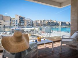 Electra Residence - Luxury Central Beachview Apartment, hotelli kohteessa Marsalforn