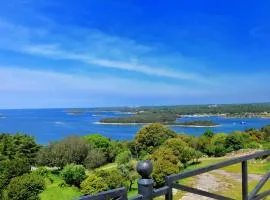 Villa Carla- Istrian Stone Villa with Sea View