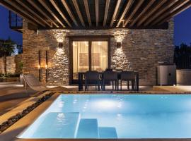 Lethe Villas with Private Pool Kato Gatzea Greece, hotel in Kato Gatzea