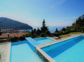Panorama Excelsior apartment, hotel with pools in Levanto