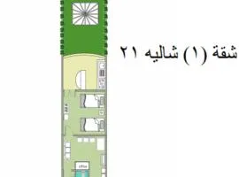 chalet1 ch21 with a wonderful view 2 bed rooms terrace and garden green beach