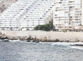 Resetéate frente al Mar!! Disfruta en primera línea de Cochoa-Reñaca, hotell i nærheten av Cochoa Beach i Viña del Mar