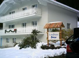 Landhaus Bürse, מלון בפלאטך