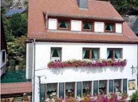 Pension Fuhrmann's Elb- Café, habitación en casa particular en Bad Schandau
