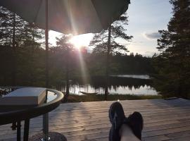 Solhytta Fantastisk beliggenhet! Hytte til leie på Skrim!, casa per le vacanze a Kongsberg