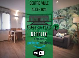 Gîtes de l'isle Centre-Ville - WiFi Fibre - Netflix, Disney, Amazon - Séjours Pro, hotell i Château-Thierry