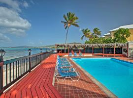Beachfront St Croix Condo with Pool and Lanai!, hotel u Christianstedu