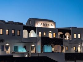 Canyon Santorini、フィラのホテル