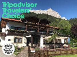 Das Halali - dein kleines Hotel an der Zugspitze, Hotel in der Nähe von: Tiroler Zugspitz Golf, Ehrwald
