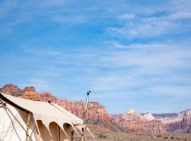 Under Canvas Zion, tented camp en Virgin