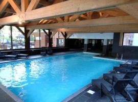 Large premium alpine apartment for 4 to 8 people, hotel with pools in Vallorcine
