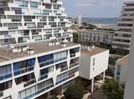 Grand studio avec vue mer à la Grande Motte - CLIM WIFI