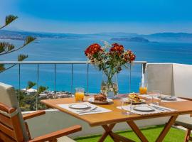 Sunset Home with sea view, hotel blizu znamenitosti grobovi Venizelos, Chania