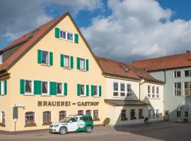 Brauereigasthof zum Lamm, hotel económico em Untergröningen