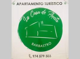 La casa de Aneta, apartment in Barbastro