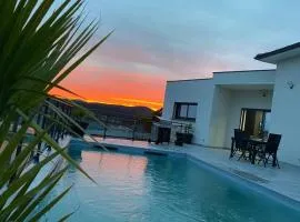 Villa avec vue panoramique sur les Cévennes
