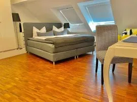 Loftapartment im historischen Fabrikambiente