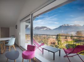 Appartement Mont Blanc - Vue Lac: Sévrier şehrinde bir otel