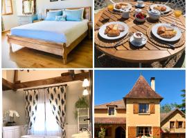 Les Cèdres du Linard, Chambres d'Hôtes B&B Near Lascaux, Montignac, Sarlat-la-Canéda, Dordogne, bed and breakfast en La Chapelle-Aubareil