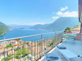 La Rondinella - Loft with fantastic view on Lake Como, lägenhet i Argegno