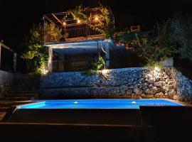 Villa Jerković-Secluded house with pool, hotel with pools in Drašnice