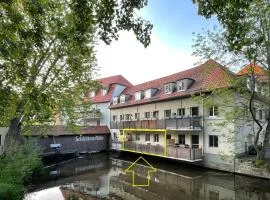 Ferienwohnung Blickfang - Modernes Apartment direkt in der Altstadt von Erfurt mit Balkon - beste Lage und Aussicht