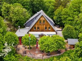 Berggasthof Koitsche im Naturpark Zittauer Gebirge, hotelli kohteessa Bertsdorf