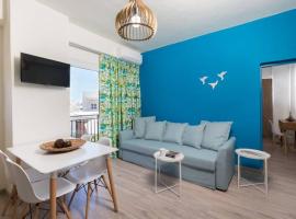 Anemi Blue apt, suitable up to 4, near the beach!, hotell i Rethymno by